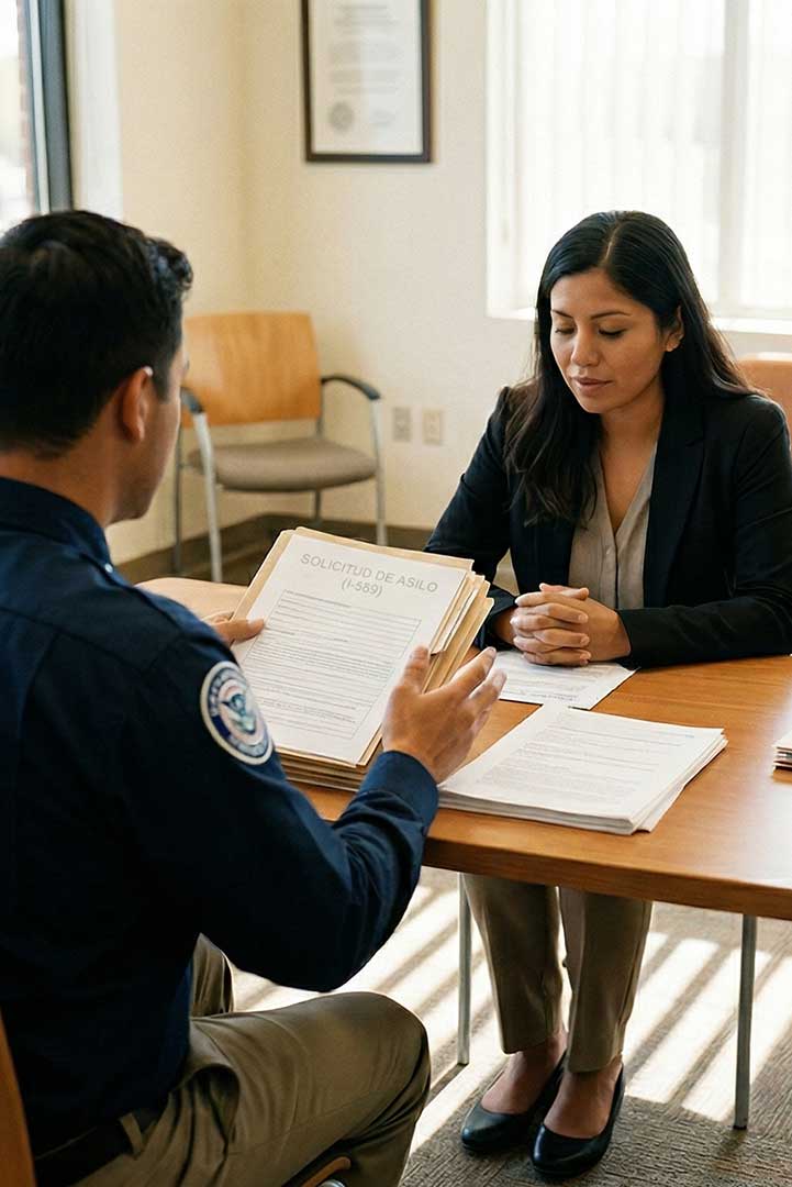 What is the difference between affirmative and defensive asylum?