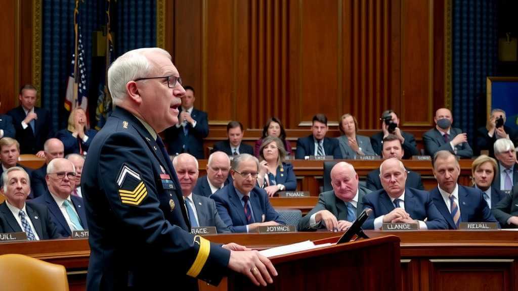 Un general retirado declara en una audiencia del Senado