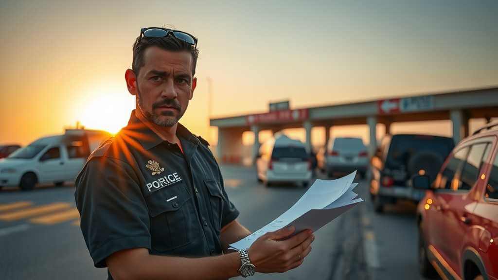 border control agent at checkpointjpeg