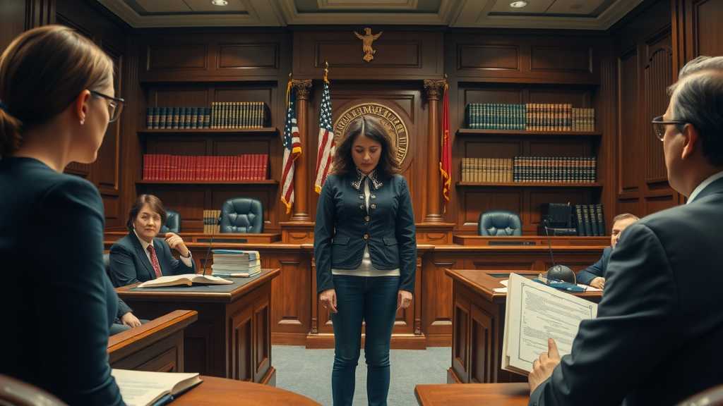 federal judge observing a case in a courtroomjpeg
