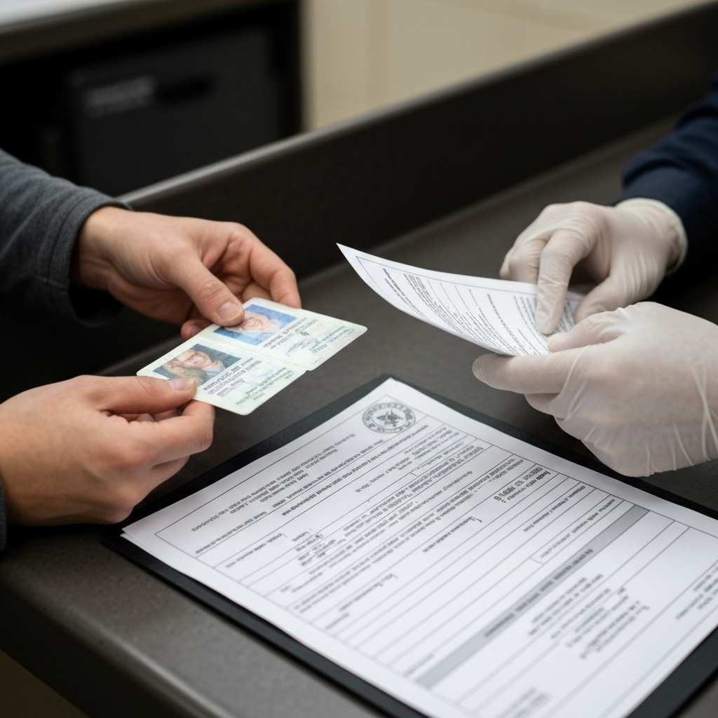 Zava Immigration Law Traveler hands and documents at checkpoint migration checkpoints in Arizona