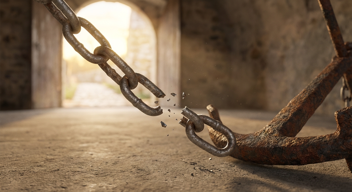 Chain breaks free; VAWA affects the abuser