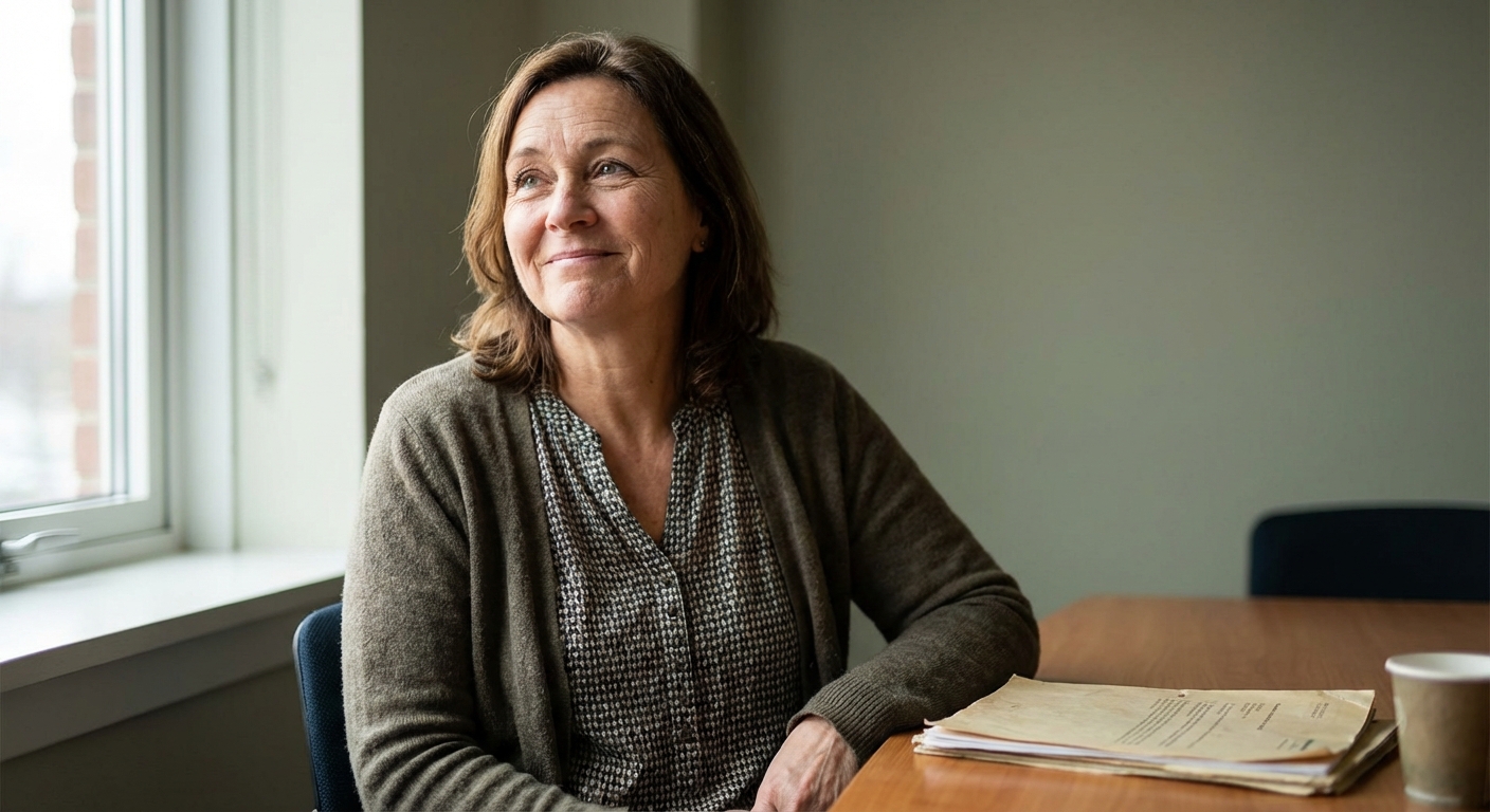 Zava Immigration Law Hopeful woman at desk how long does the work permit under vawa take