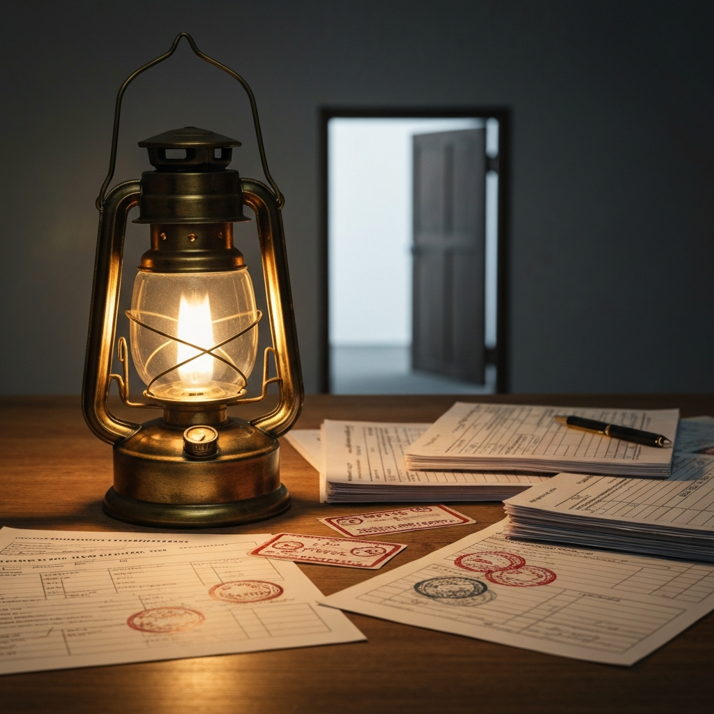 Lantern guides through maze of documents