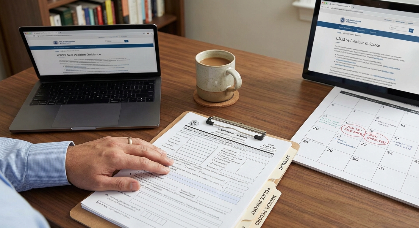 Zava Immigration Law Preparing self-petition documents; VAWA affects the abuser