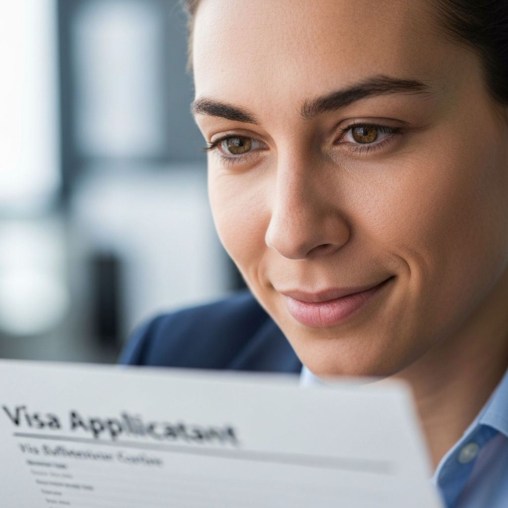 Zava Immigration Law Retrato en primer plano de un solicitante esperanzado