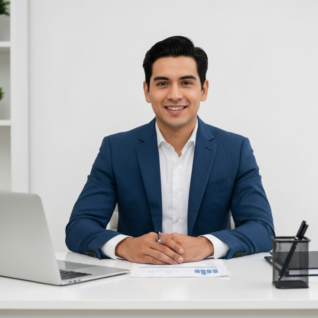 Zava Immigration Law Hopeful professional at desk close-up