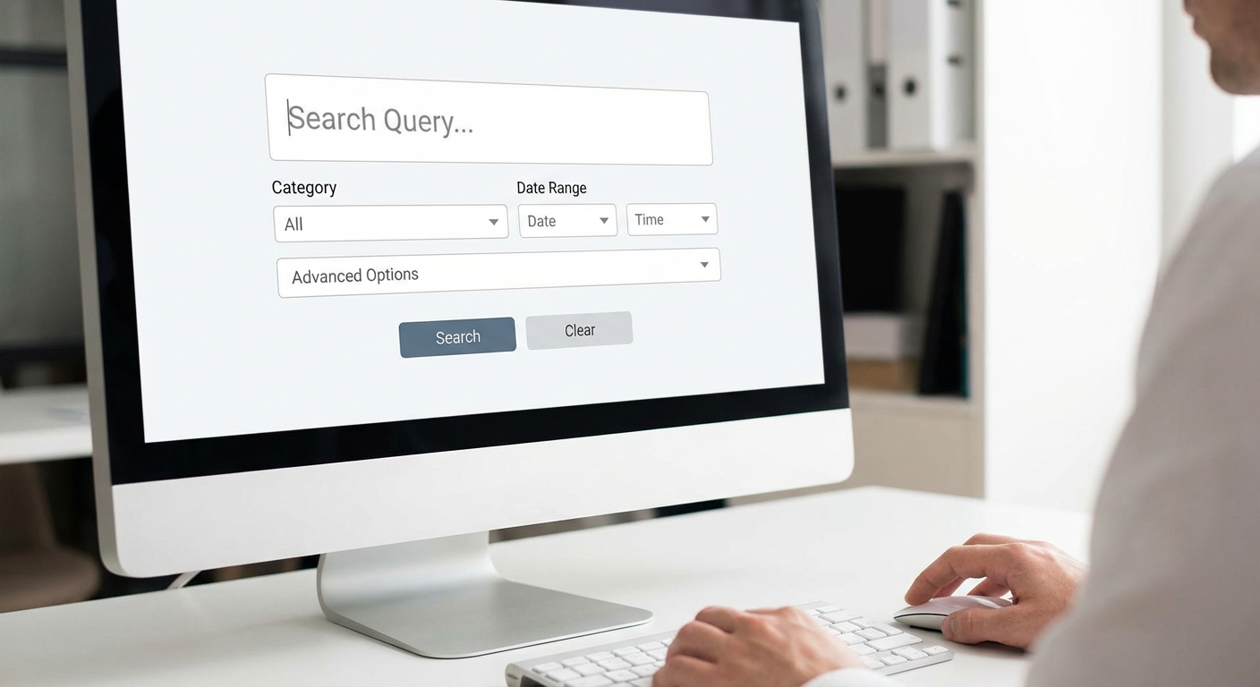 Zava Immigration Law Computer screen showing the federal search system, key to knowing what to do if ICE detains you and locating a family member.