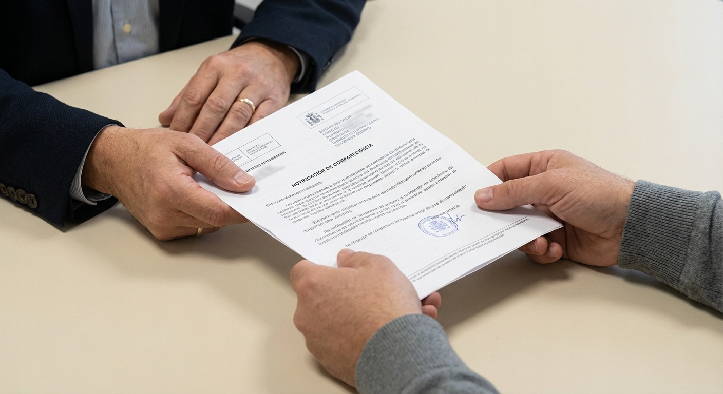 Zava Immigration Law Manos sosteniendo una Notificación de Comparecencia (NTA), un momento clave: ¿Te pueden deportar por un DUI?